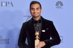 Oscar 2018, Oscar 2018, aziz ansari the first asian american to win at oscar 2018, Golden globe