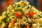 Brown Rice Pulao, Brown Rice Pulao, healthy brown rice pulao recipe, Dry peas chaat