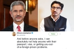 foreign minister Subrahmanyam jaishankar, foreign minister, new foreign minister s son dhruva jaishankar says he can t help with passport woes in cheeky tweet, Dhruva