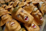 obama mask, hillary clinton mask, man wearing a donald trump mask robs jewelry stores in australia, Ebay