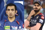 Gautam Gambhir and Virat Kohli updates, Gautam Gambhir and Virat Kohli fined, gautam gambhir and virat kohli fined 100 percent of their match fee, Lsg vs mi