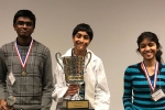 Indian-origin wins Sweep National Brain Bee, Indian-origin teens Sweep National Brain Bee, indian origin teens sweep national brain bee championship, Vijayakumar