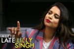 lilly singh late nigh show debut, hollywood, lilly singh makes television history with late night show debut, Michelle obama