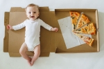 Baby’s Monthly Growth, Baby’s Monthly Growth, mom documents her baby s monthly growth with pizza check out creative baby monthly milestone pictures, Baby photo