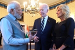 Narendra Modi news, USA Tour, narendra modi gifts 75 carat diamond to jill biden, Narendra modi diamond