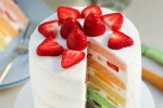 rainbow cake, simple, rainbow cake easy recipe make at home, Recipes