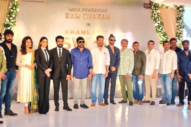 Ram Charan And Shankar Film Gets An Official Launch Ram Charan And Shankar Film Gets An Official Launch