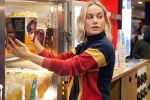 captain marvel actress, captain marvel release date in india, captain marvel star brie larson surprises her fans in amc theaters by serving popcorn, Brie larson