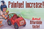 comedy, comedy, amul back at it again with a witty tagline for increased petrol prices, Diesel