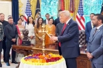 Donald Trump breaking, Donald Trump celebrates Diwali, donald trump celebrates diwali at white house, India no 3 Donald Trump breaking, Donald Trump celebrates Diwali, donald trump celebrates diwali at white house, India no 3
