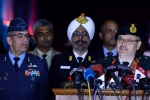 tri-services press conference, Major General Surinder Mahal, indian army navy air force joint press briefing, Krishna ghati tri-services press conference, Major General Surinder Mahal, indian army navy air force joint press briefing, Krishna ghati