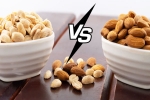 Almonds, Peanuts vs Almonds health update, peanuts vs almonds for weight loss, Tab s