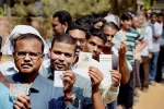 Voter, Karnataka, rr nagar karnataka assembly polls 34 voter turnout till 1 p m, Assembly polls